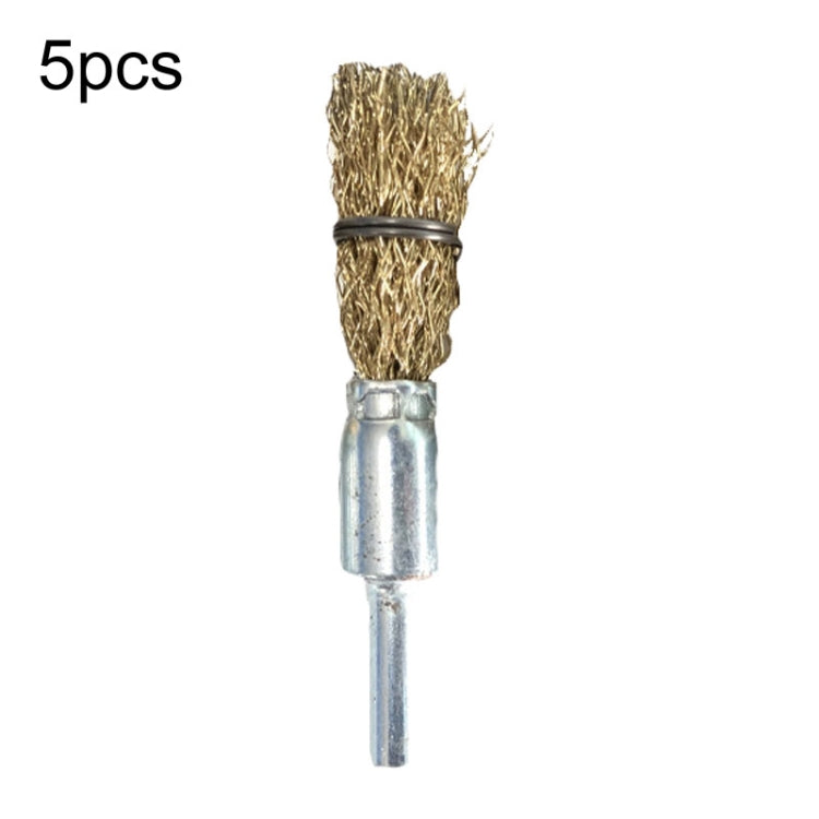 5pcs Wire Brush Industrial Grade Stainless Steel Rust Removal Wire Brush