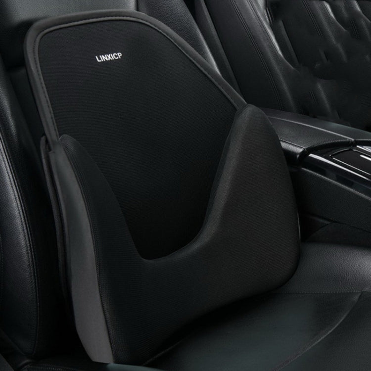 LINXICP 3 In 1 Car Seat Lumbar Cushion Summer Special Memory Foam Breathable Car Back Pad