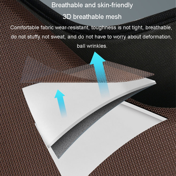 LINXICP 3 In 1 Car Seat Lumbar Cushion Summer Special Memory Foam Breathable Car Back Pad