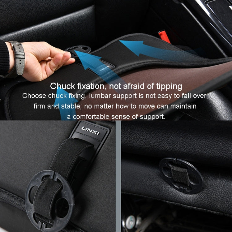 LINXICP 3 In 1 Car Seat Lumbar Cushion Summer Special Memory Foam Breathable Car Back Pad