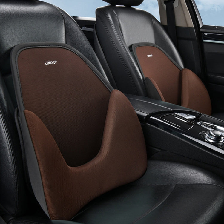 LINXICP 3 In 1 Car Seat Lumbar Cushion Summer Special Memory Foam Breathable Car Back Pad