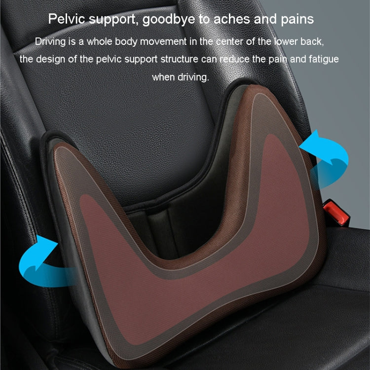 LINXICP 3 In 1 Car Seat Lumbar Cushion Summer Special Memory Foam Breathable Car Back Pad