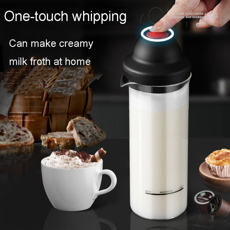 Kacheeg Electrical Stainless Steel Coffee Whisk Portable Whipping Milk Froth Mixer