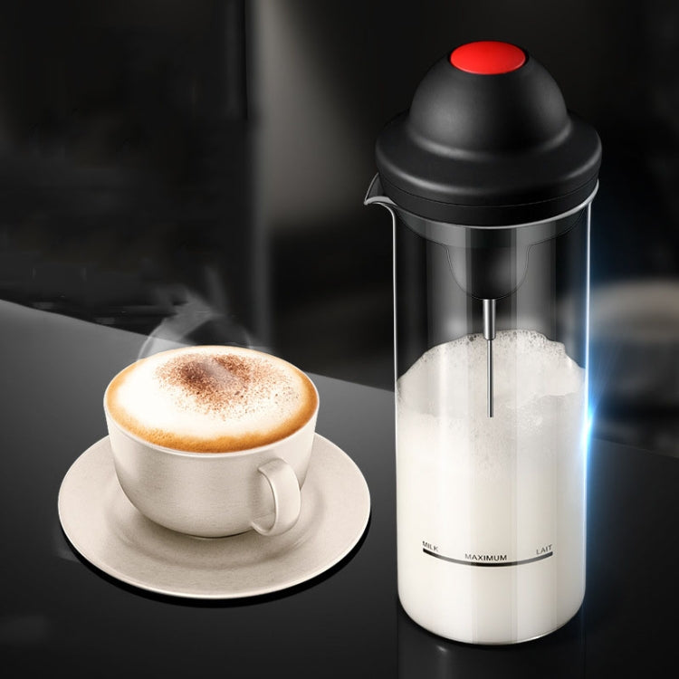 Kacheeg Electrical Stainless Steel Coffee Whisk Portable Whipping Milk Froth Mixer