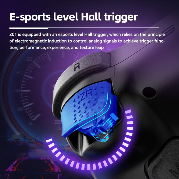 Z01 Wireless Gaming Vortex Dual Hall Body Grip For Switch / PS3 / PS4 / Adroid / IOS