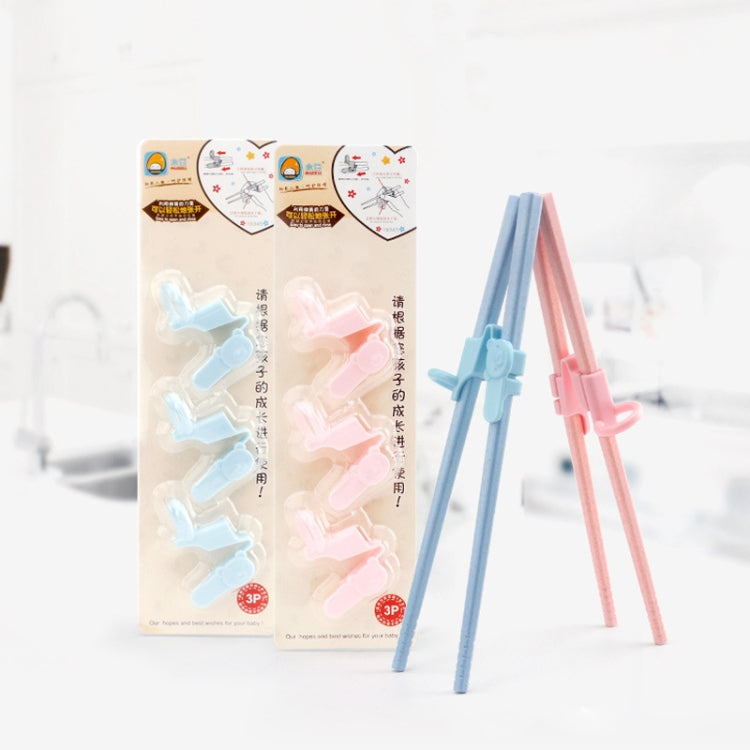 3pcs/set Children Chopstick Grip Corrector Non-slip Practice Chopsticks Finger Cots