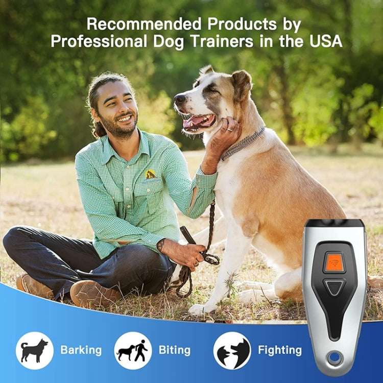 Dual Probe Dual Drive Ultrasonic Stop Barker Pet Trainer