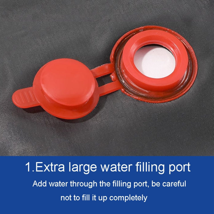 Outdoor Folding Solar Shower Bag Portable Water Storage Bag For Home Use