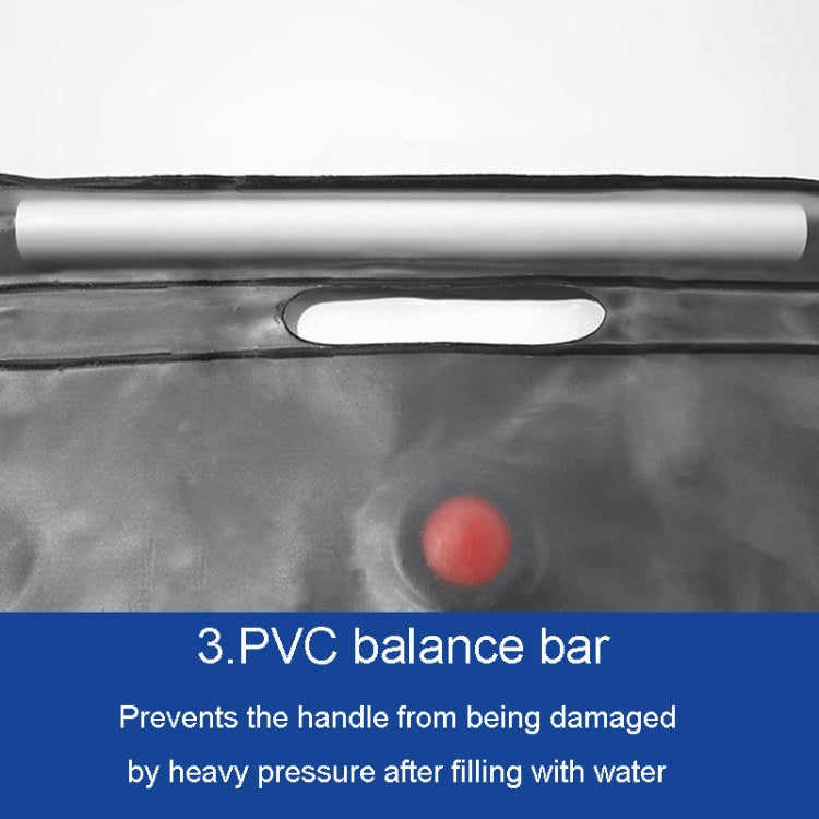 Outdoor Folding Solar Shower Bag Portable Water Storage Bag For Home Use