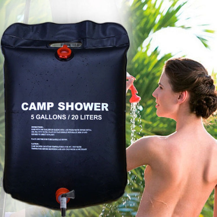Outdoor Folding Solar Shower Bag Portable Water Storage Bag For Home Use