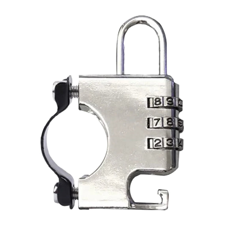 Motorcycle Helmet Anti-Theft Lock Fixed Helmet Combination Padlock