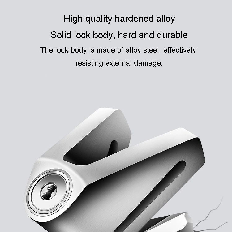 Electrical Vehicle Triangle Disc Brake Lock Universal Alloy Steel Anti-Theft Lock Scooter Padlock