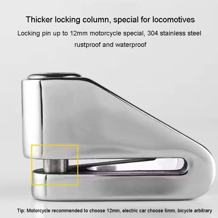 Electrical Vehicle Triangle Disc Brake Lock Universal Alloy Steel Anti-Theft Lock Scooter Padlock