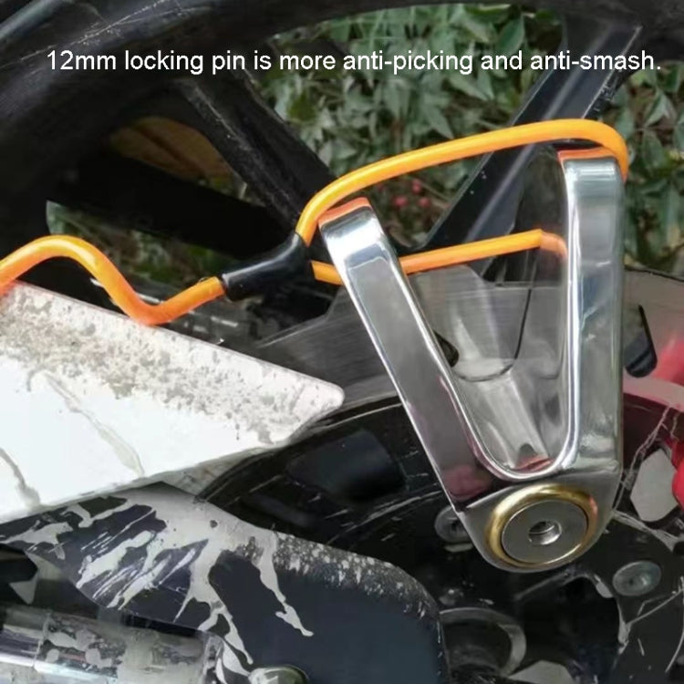 Electrical Vehicle Triangle Disc Brake Lock Universal Alloy Steel Anti-Theft Lock Scooter Padlock