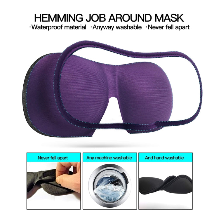 3D Adjustable Silicone Anti-slip Sleep Eye Mask Three-dimensional Memory Foam Eye Protection Mask