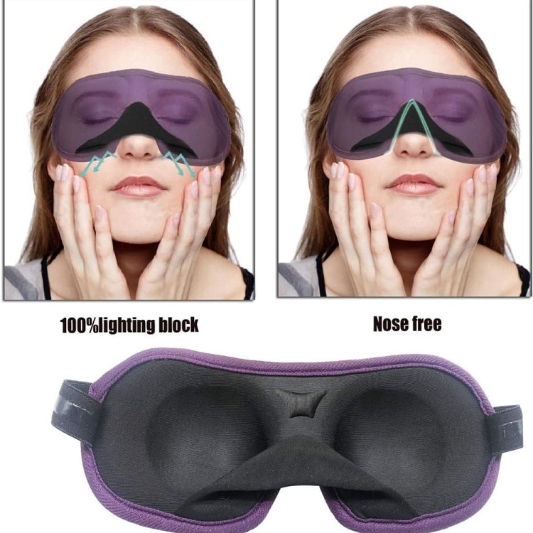 3D Adjustable Silicone Anti-slip Sleep Eye Mask Three-dimensional Memory Foam Eye Protection Mask