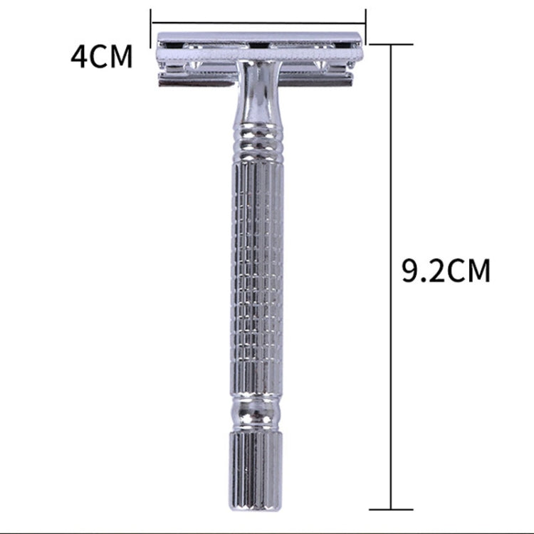 Junjie Shaving And Beard Razor Stand Old Style Double Sided Manual Shaver