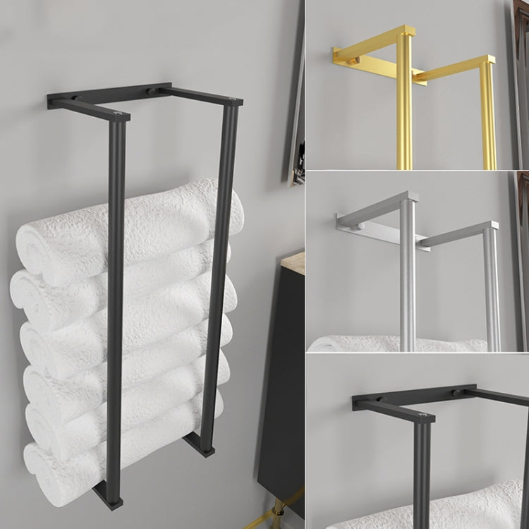 Stainless Steel Bathroom Wall Towel Bar Wall Mounted Towel Storage Rack