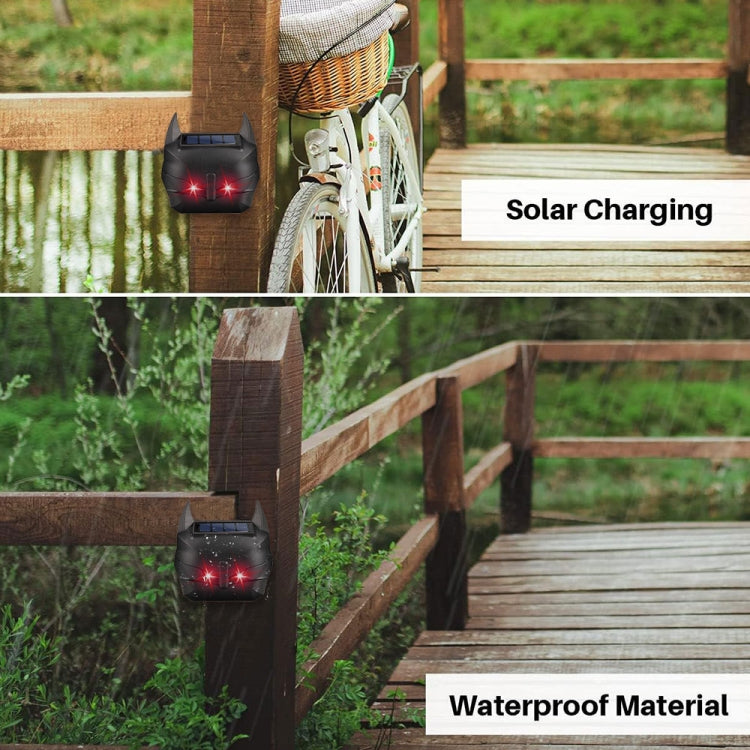 Solar Red Light Burst Flash Mouse Repeller Ultrasonic Animal Repeller