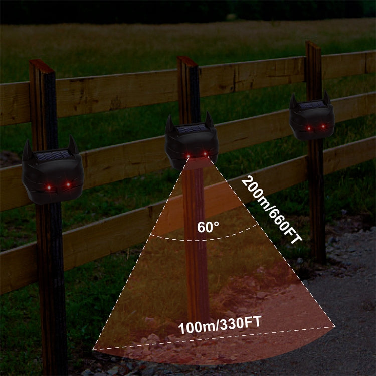 Solar Red Light Burst Flash Mouse Repeller Ultrasonic Animal Repeller