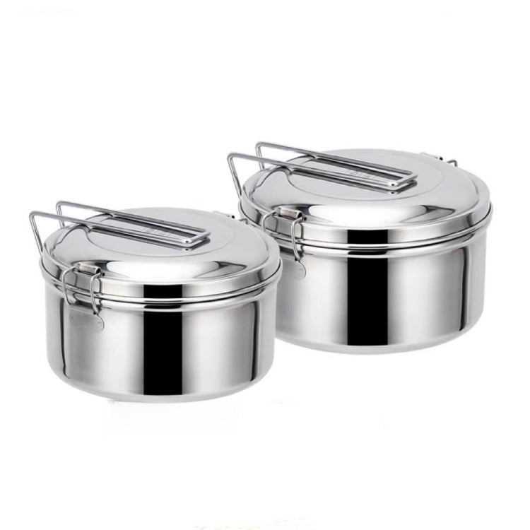 304 Stainless Steel Round Lunch Box
