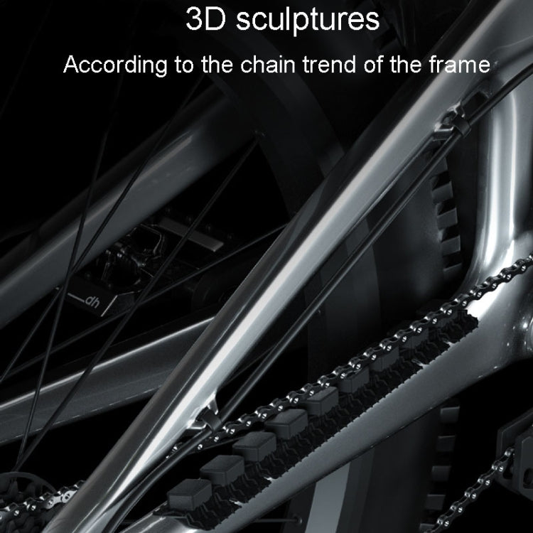 ENLEE E-654 Bicycle Silicone Chainstay Protector Mountain Road Bike Downtube Cover Stickers