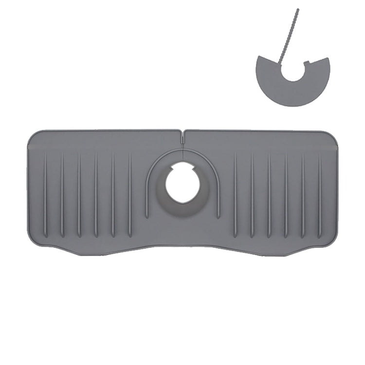 Bathroom Kitchen Silicone Faucet Anti-Splash Drain Mat