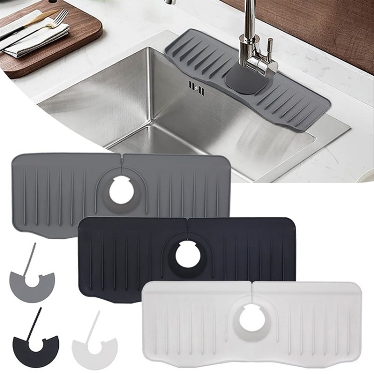 Bathroom Kitchen Silicone Faucet Anti-Splash Drain Mat