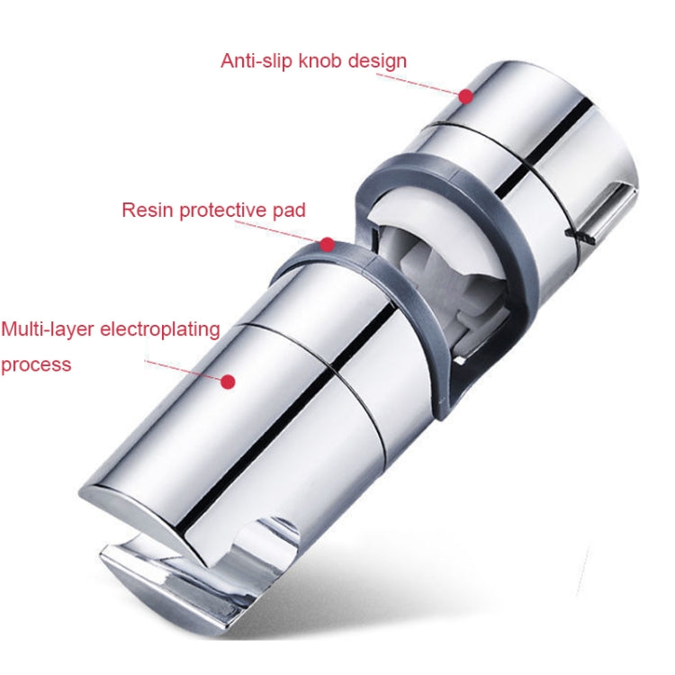 Straight-buckle Adjustable Shower Bracket Shower Rod Lift Base Shower Head Rack