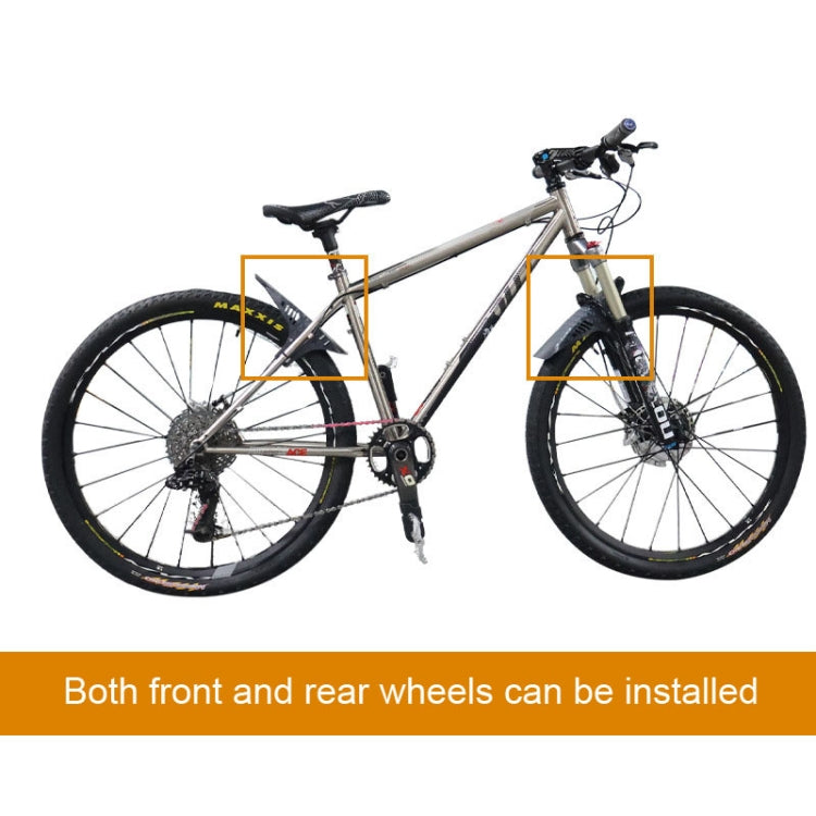ENLEE E19001 Bicycle Front And Rear Universal Fenders Mountain Bike Mini Shield