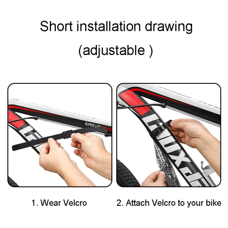 ENLEE E-641316 6pcs /Set Bicycle Extended Front And Rear Mudguards Road Bike Quick Detachable Fenders