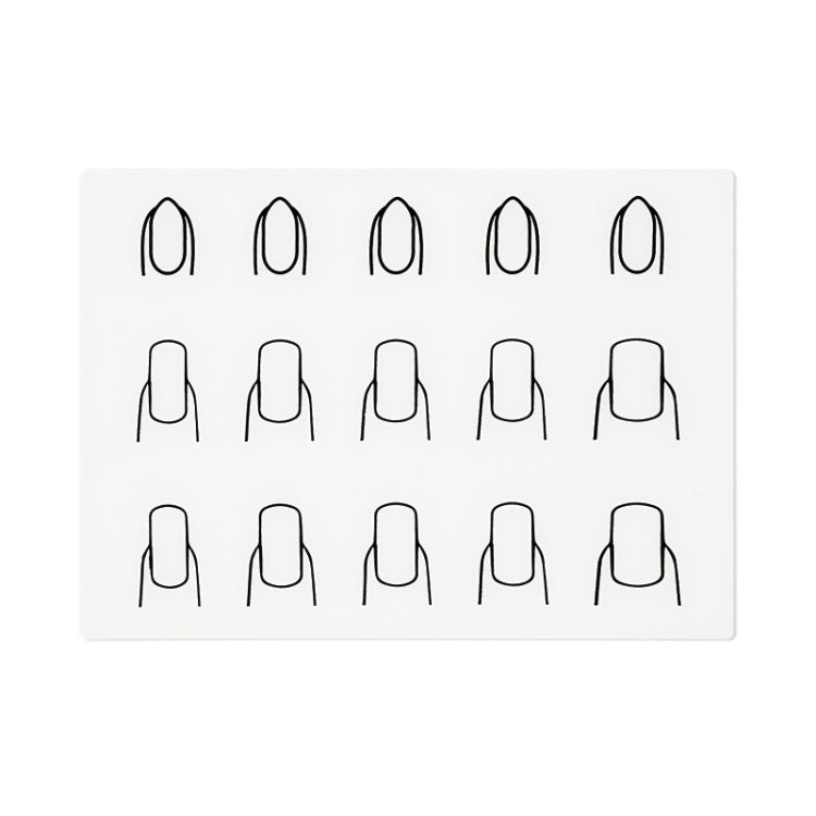 Silicone Manicure Pads Nail Sticker Printing Filling Coloring Pads