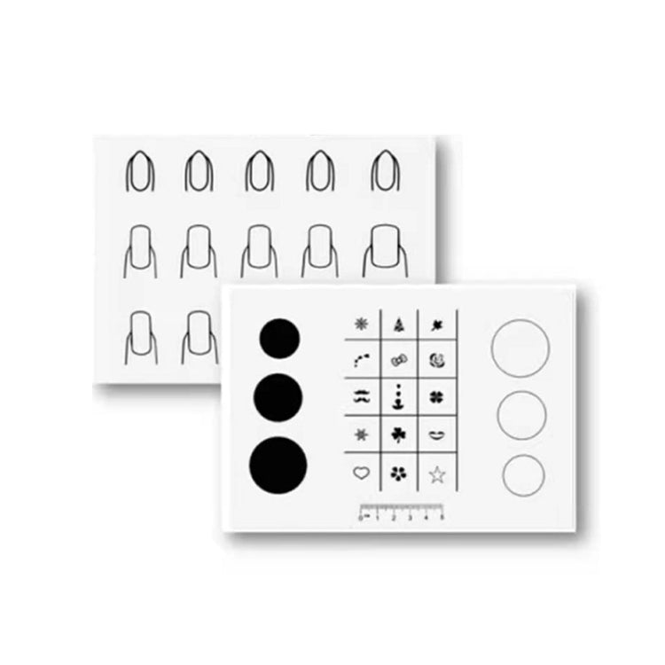 Silicone Manicure Pads Nail Sticker Printing Filling Coloring Pads