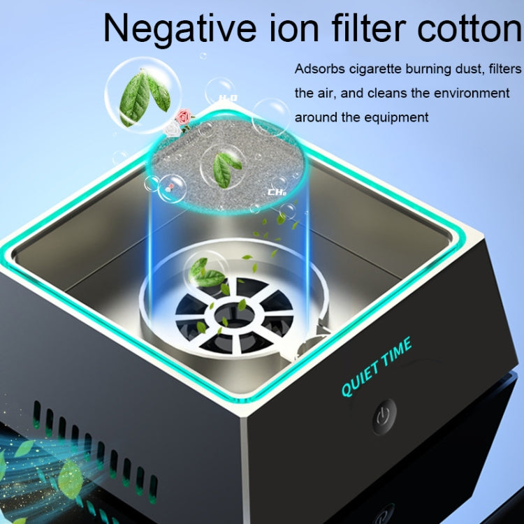 Intelligent Multifunctional Ambient Light Household Negative Ion Air Purifier Electronic Ashtray