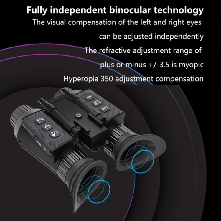 Adjustable Pupil Distance Headset Night Vision Device 3D HD Digital Binoculars Outdoor Infrared Night Vision Telescope