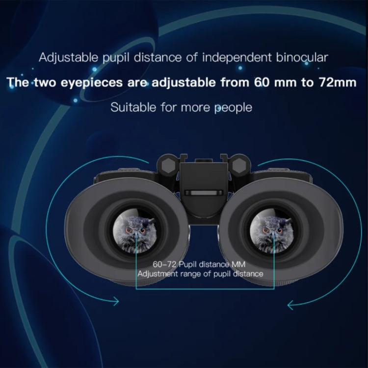 Adjustable Pupil Distance Headset Night Vision Device 3D HD Digital Binoculars Outdoor Infrared Night Vision Telescope