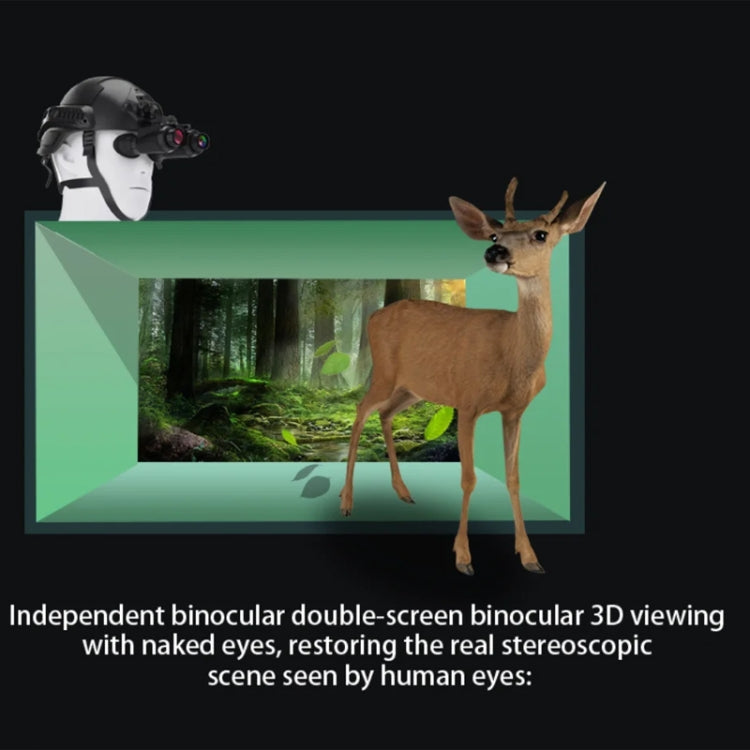 Adjustable Pupil Distance Headset Night Vision Device 3D HD Digital Binoculars Outdoor Infrared Night Vision Telescope
