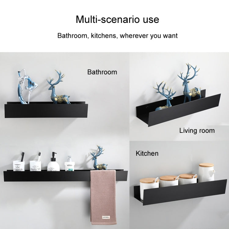 No-Punch Bathroom Shelf Washstand Convenient Storage Rack