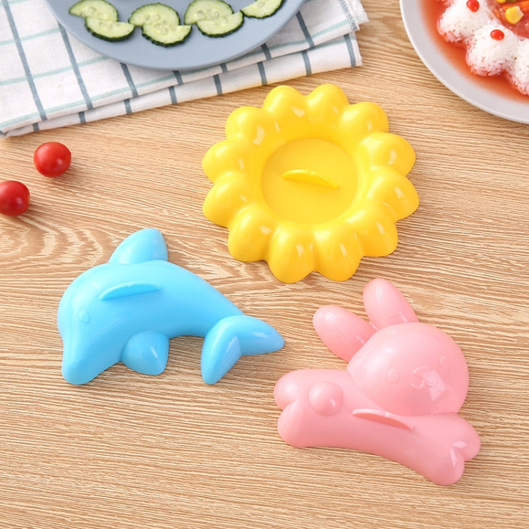 4pcs/Set Rabbit Dolphin Rice Sushi DIY Mold