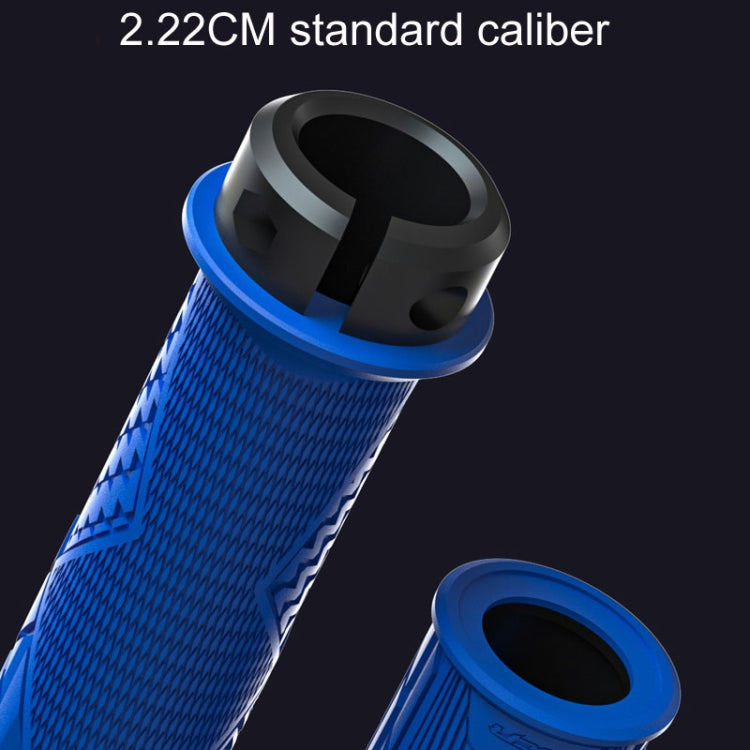 ENLEE 1pair Silicone Bicycle Covers Lockable Cycling Grips With Handlebar Blocking