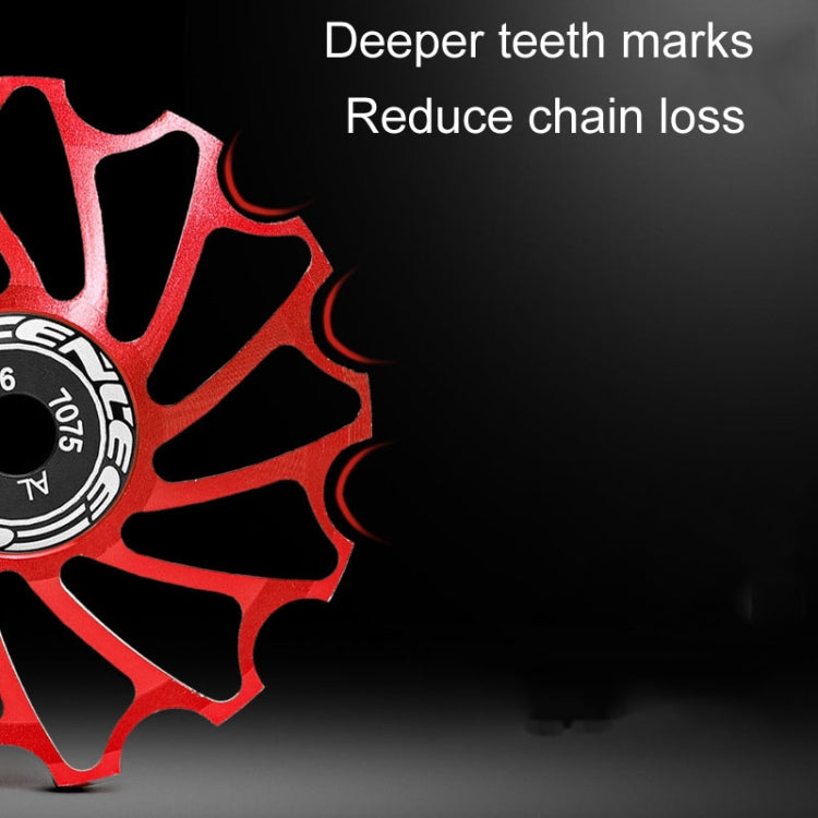 ENLEE Mountain Bicycle Rear Derailleur Guide Wheel Ceramic Bearing Tension Pulley