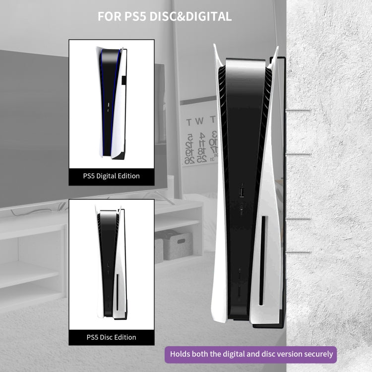 JYS-P5149 For PS5 Wall Bracket Storage Hook Suit Game Console Storage Bracket