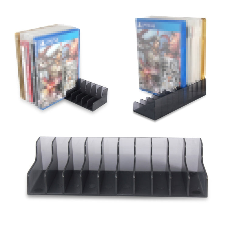 DOBE TP4-1813 2pcs Simple Game Card Case Game Disk Storage Rack For PS4 / PS4 Slim / PS4 Pro