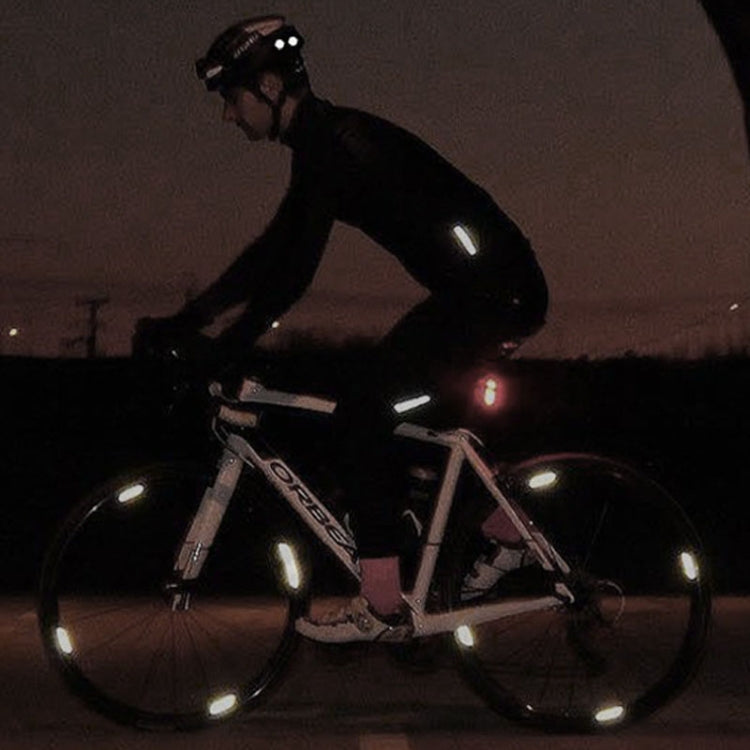 ENLEE E-RS2302 72pcs /Set Multi-Functional Reflective Strip Stickers Bicycle Body Warning Decal