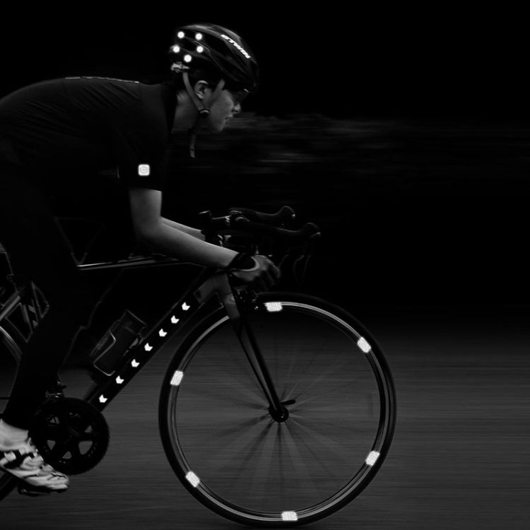 ENLEE E-RS2302 72pcs /Set Multi-Functional Reflective Strip Stickers Bicycle Body Warning Decal