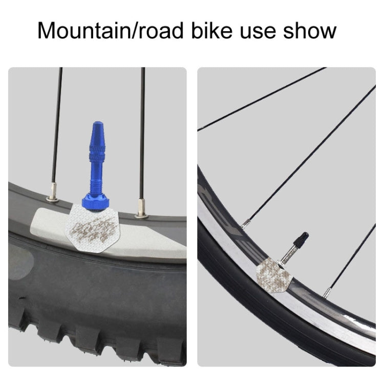 ENLEE E-Q234 1pair Bicycle Universal Valve Stickers Bike Touring Wheel Decorative Stripes