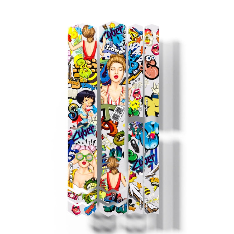 ENLEE E14611 10pcs /Set Bicycle TPU Invisible Film Road Bike Body Jersey Color Changing Membrane