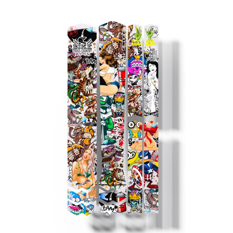 ENLEE E14611 10pcs /Set Bicycle TPU Invisible Film Road Bike Body Jersey Color Changing Membrane