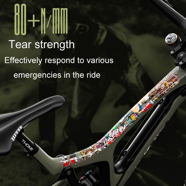 ENLEE E14611 10pcs /Set Bicycle TPU Invisible Film Road Bike Body Jersey Color Changing Membrane