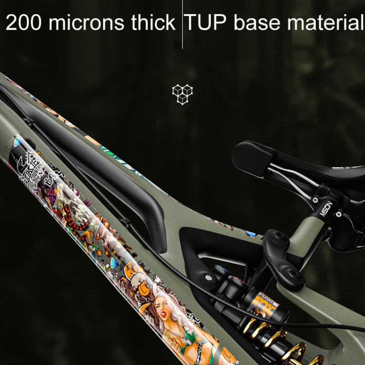 ENLEE E14611 10pcs /Set Bicycle TPU Invisible Film Road Bike Body Jersey Color Changing Membrane